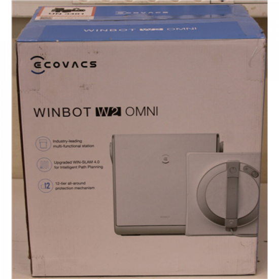 SALE OUT. Ecovacs | Window Cleaning Robot | WINBOT W2 OMNI | Corded | 2800 Pa | White | USED, DIRTY, SCRATCHED, MISSING LIQUID BOTTLE