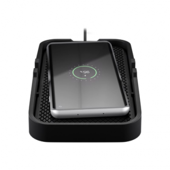 Goobay 60471 Wireless Vehicle Fast Charger 15 W, Black | Goobay