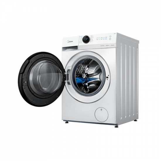 Midea Washing Machine | MF200W80WB/W-HR | Energy efficiency class A | Front loading | Washing capacity 8 kg | 1400 RPM | Depth 48 cm | Width 60 cm | Display | LCD | Steam function | White