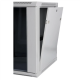 SOMI Networks | 27U, 19″ Network Wall Cabinet | 27U-60/60FPC | Gray | With Front Glass Doors; Unassembled | Depth: 60 cm