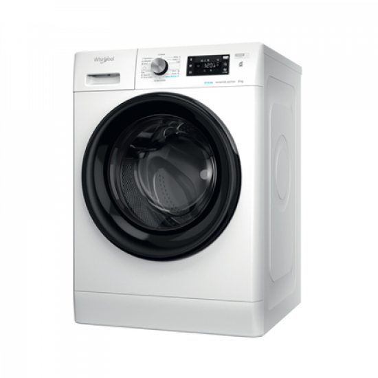 Whirlpool Washing Machine | FFB 8469 BV EE | Energy efficiency class A | Front loading | Washing capacity 8 kg | 1400 RPM | Depth 63 cm | Width 59.5 cm | Display | LED | Steam function | White