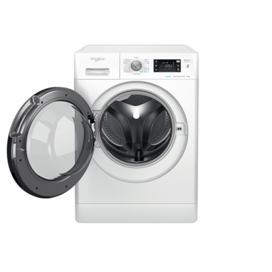 Whirlpool Washing Machine | FFB 8469 BV EE | Energy efficiency class A | Front loading | Washing capacity 8 kg | 1400 RPM | Depth 63 cm | Width 59.5 cm | Display | LED | Steam function | White