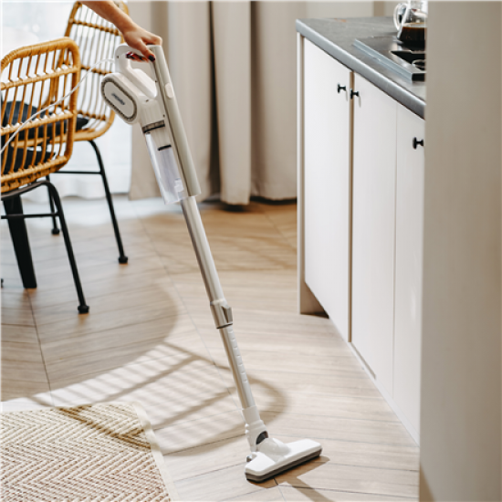 Adler | Vertical Cyclone Vacuum Cleaner | MS 7058 | Corded operating | 400 W | 220-240 V | Operating radius 8.35 m | White