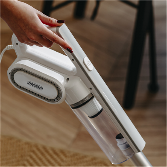 Adler | Vertical Cyclone Vacuum Cleaner | MS 7058 | Corded operating | 400 W | 220-240 V | Operating radius 8.35 m | White
