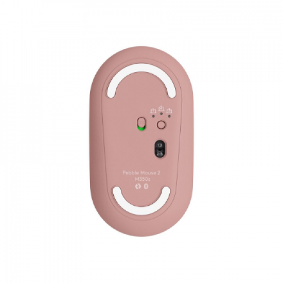 Logitech Mouse | Pebble 2 M350S | Wireless | Bluetooth | Tonal Rose
