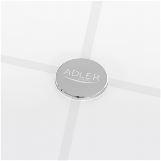 Adler | Smart Bathroom Scale | AD 8187 | Maximum weight (capacity) 180 kg | Accuracy 100 g | Body Mass Index (BMI) measuring | White