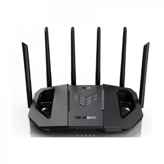 Asus | Dual Band WiFi 7 Extendable Gaming Router | TUF Gaming BE6500 | 802.11be | 6500 Mbit/s | Ethernet LAN (RJ-45) ports 4 | Mesh Support Yes | MU-MiMO Yes | Antenna type External fixed | 1