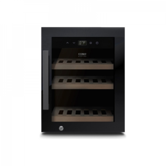 Caso | Wine Cooler | WineExclusive 12 | Energy efficiency class G | Bottles capacity 12 | Cooling type Compressor technology | Black