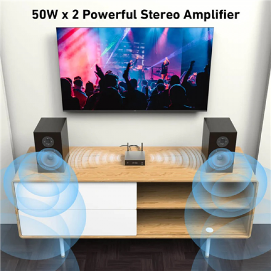 Arylic A50+ 50W x 2 Streaming Amplifier | Wi-Fi | Bluetooth | Wireless connection
