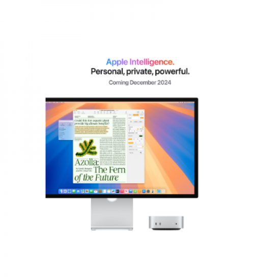 Apple Mac | Mini | Desktop | Apple M4 | Internal memory 16 GB | Solid-state drive capacity 512 GB | No Optical Drive | Keyboard language No keyboard | macOS