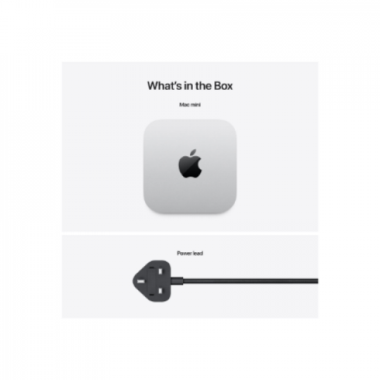 Apple Mac | Mini | Desktop | Apple M4 | Internal memory 16 GB | Solid-state drive capacity 256 GB | No Optical Drive | Keyboard language No keyboard | macOS