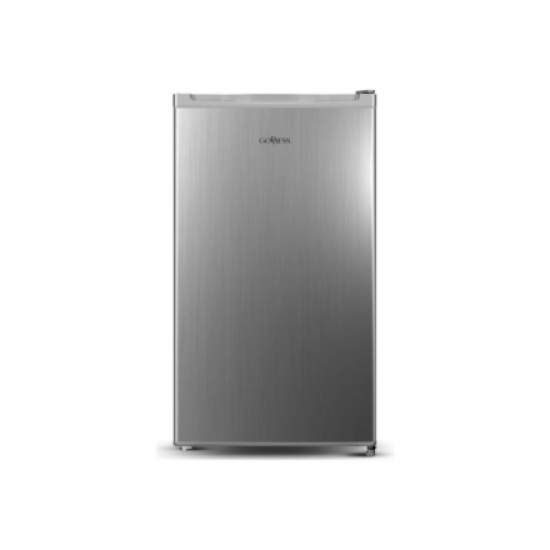 Goddess Refrigerator | GODRSE085GS8SSE | Energy efficiency class E | Free standing | Larder | Height 85 cm | Fridge net capacity 90 L | 39 dB | Silver