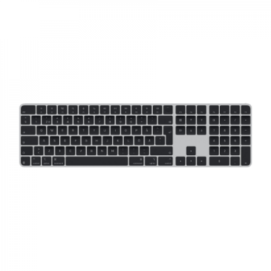 Apple Magic Keyboard with Touch ID and Numeric Keypad | MXK83S/A | Standard | Wireless | Swedish | Bluetooth