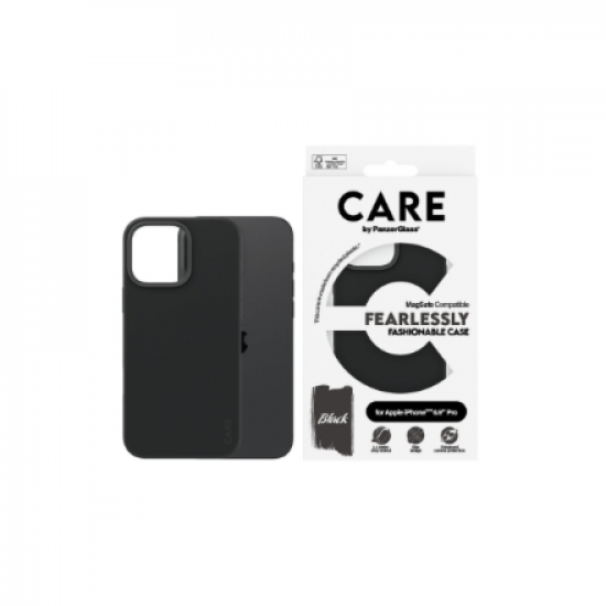 CARE Fashionable Case | Back cover | Apple | iPhone 16 Pro Max | Recycled plastic | Black | MagSafe
