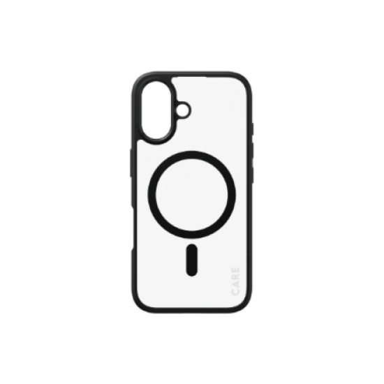 CARE Flagship Case | Back cover | Apple | iPhone 16 | Recycled plastic | Black | MagSafe