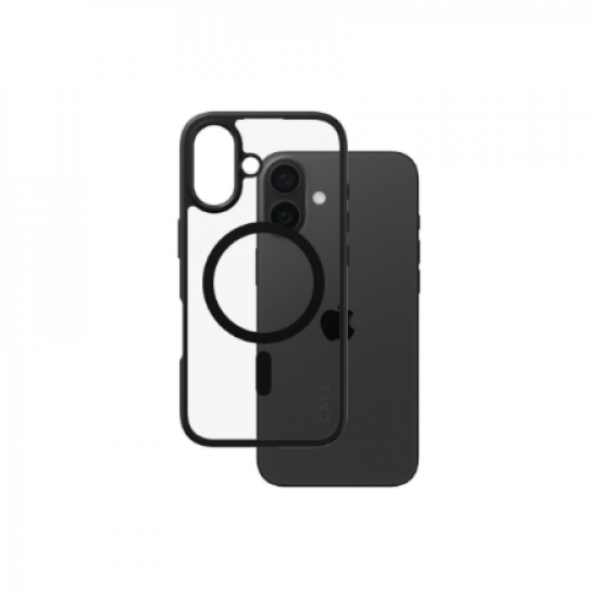 CARE Flagship Case | Back cover | Apple | iPhone 16 | Recycled plastic | Black | MagSafe