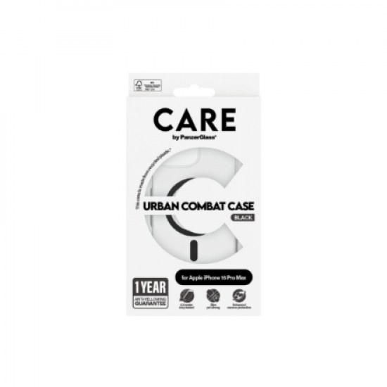 CARE Flagship Case | Back cover | Apple | iPhone 16 Pro Max | Recycled plastic | Transparent | MagSafe