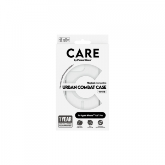 CARE Flagship Case | Back cover | Apple | iPhone 16 Pro Max | Recycled plastic | White | MagSafe