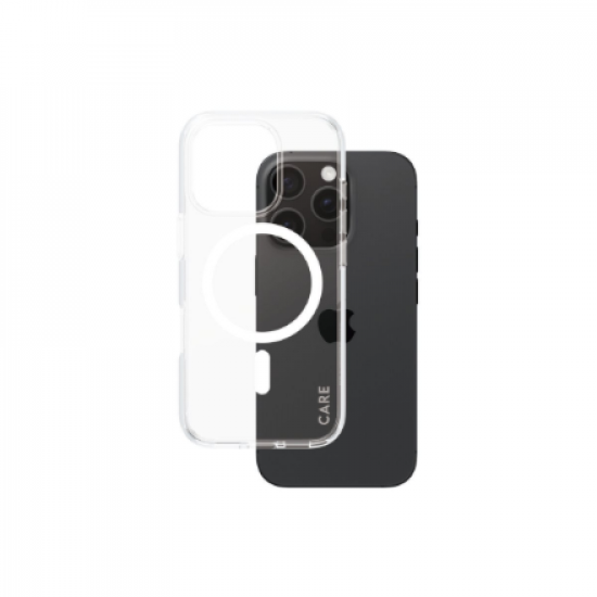 CARE Flagship Case | Back cover | Apple | iPhone 16 PRO | Recycled plastic | White | MagSafe