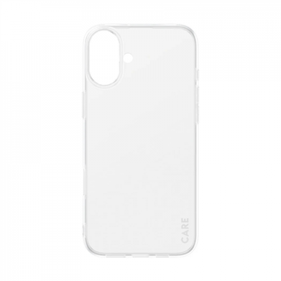 CARE by PanzerGlass Case Fashion X-Ray Soft Basic | Back protection | Apple | iPhone 16 Plus | Recycled plastic | Transparent