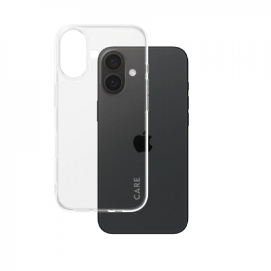 CARE Fashionable Case | Back cover | Apple | iPhone 16 | Recycled plastic | Transparent | X-Ray Soft Basic