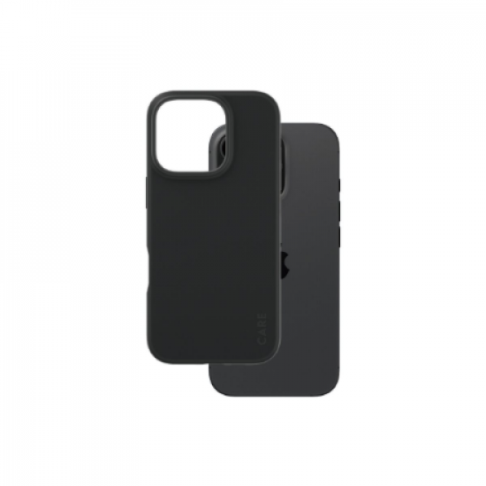 CARE Fashionable Case | Back cover | Apple | iPhone 16 PRO | Recycled plastic | Black