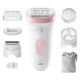 Braun | Epilator | Silk-épil Series 7 7-060 | Operating time (max) 40 min | Number of power levels 1 | Wet & Dry | White/Pink