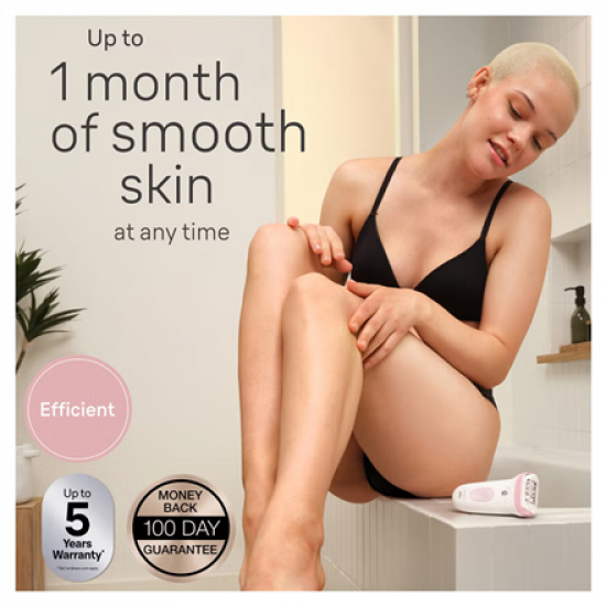 Braun | Epilator | Silk-épil Series 7 7-060 | Operating time (max) 40 min | Number of power levels 1 | Wet & Dry | White/Pink