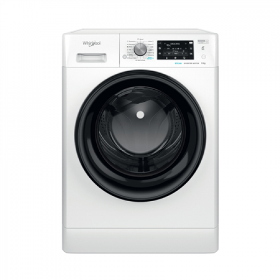 Whirlpool Washing machine | FFD 9489 BV EE | Energy efficiency class A | Front loading | Washing capacity 9 kg | 1400 RPM | Depth 63 cm | Width 59.5 cm | LCD | Steam function | White