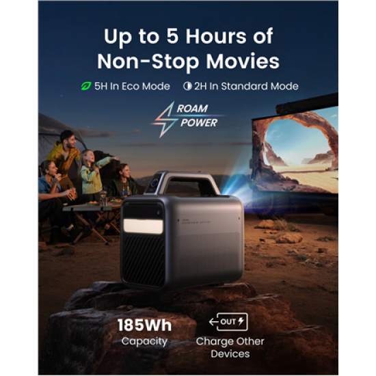 Anker Nebula Mars 3 | Full HD (1920x1080) | 1000 ANSI lumens | Black | Wi-Fi