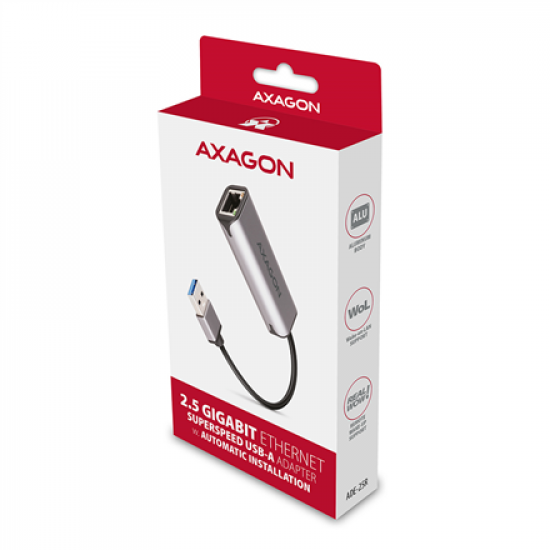 AXAGON | ADE-25R SuperSpeed USB-A 2.5 Gigabit Ethernet
