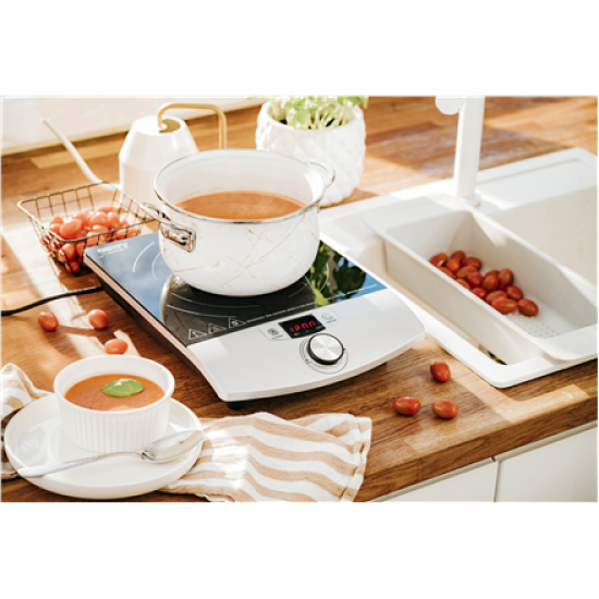 Camry Cooker Induction | CR 6515 | Number of burners/cooking zones 1 | Black/Silver | Induction