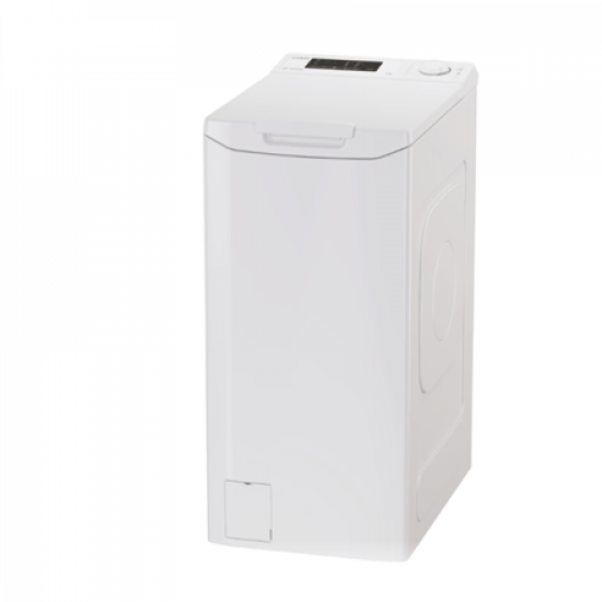 Candy Washing Machine | TCA063D3-S | Energy efficiency class C | Top loading | Washing capacity 6 kg | 1000 RPM | Depth 60 cm | Width 41 cm | Display | Digit | White