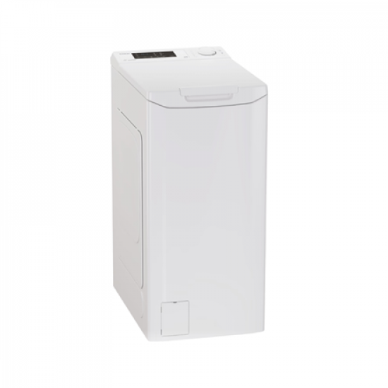 Candy Washing Machine | TCA063D3-S | Energy efficiency class C | Top loading | Washing capacity 6 kg | 1000 RPM | Depth 60 cm | Width 41 cm | Display | Digit | White