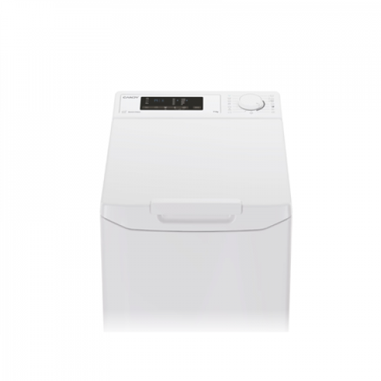 Candy Washing Machine | TCA273D3-S | Energy efficiency class C | Top loading | Washing capacity 7 kg | 1200 RPM | Depth 60 cm | Width 41 cm | Digit | White