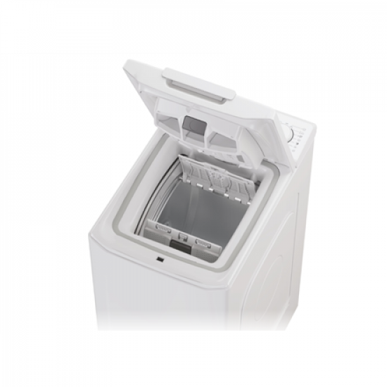 Candy Washing Machine | TCA283D2-S | Energy efficiency class D | Top loading | Washing capacity 8 kg | 1200 RPM | Depth 60 cm | Width 41 cm | Display | Digit | White