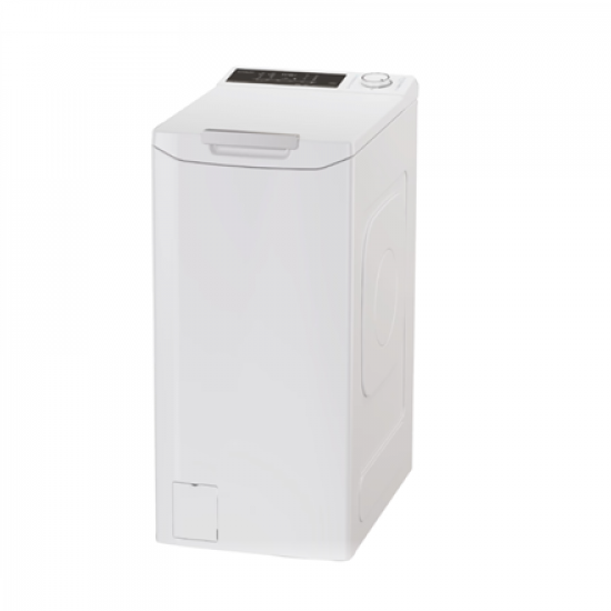 Candy Washing Machine | TCA284TM5-S | Energy efficiency class A | Top loading | Washing capacity 8 kg | 1200 RPM | Depth 60 cm | Width 41 cm | Display | Digit | White
