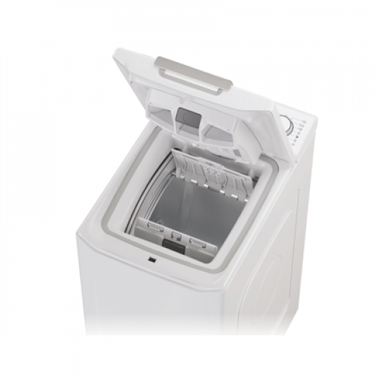 Candy Washing Machine | TCA264TM5-S | Energy efficiency class A | Top loading | Washing capacity 6 kg | 1200 RPM | Depth 60 cm | Width 41 cm | Display | Digit | White