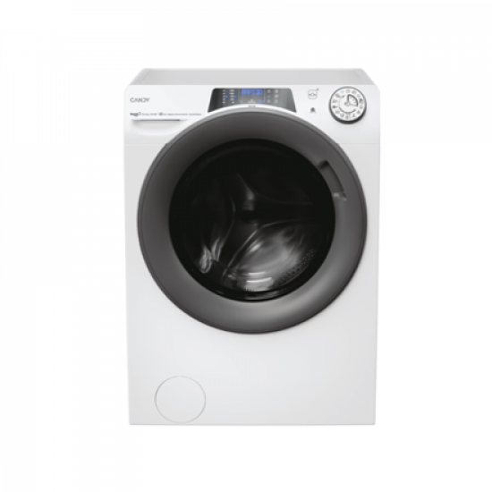 Candy Washing Machine with Dryer | RPW 41066BWMR8-S | Energy efficiency class A/D | Front loading | Washing capacity 10 kg | 1400 RPM | Depth 58 cm | Width 60 cm | Display | Digit | Drying system | Drying capacity 6 kg | Steam function | White