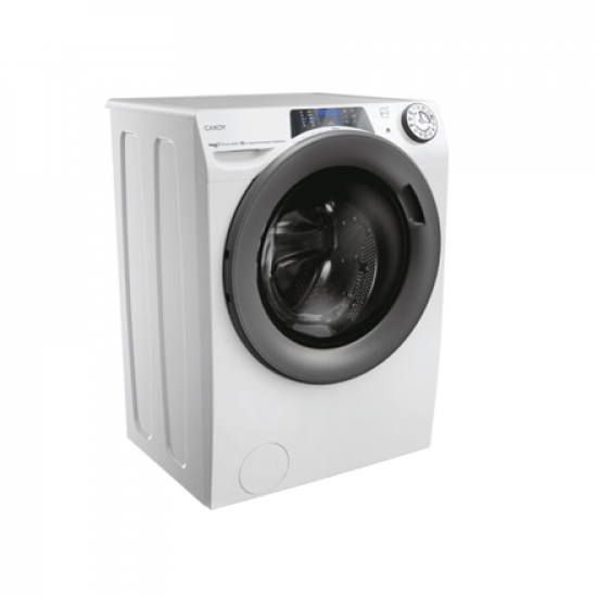 Candy Washing Machine with Dryer | RPW 41066BWMR8-S | Energy efficiency class A/D | Front loading | Washing capacity 10 kg | 1400 RPM | Depth 58 cm | Width 60 cm | Display | Digit | Drying system | Drying capacity 6 kg | Steam function | White