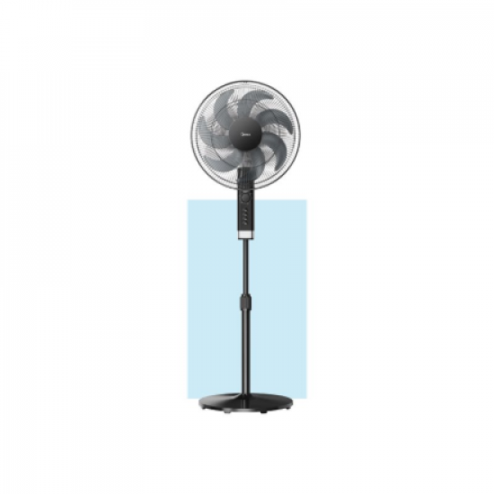 Midea MFS402M0BPK | Stand Fan | Black | Diameter 40 cm | Number of speeds 3 | Oscillation | 50 W