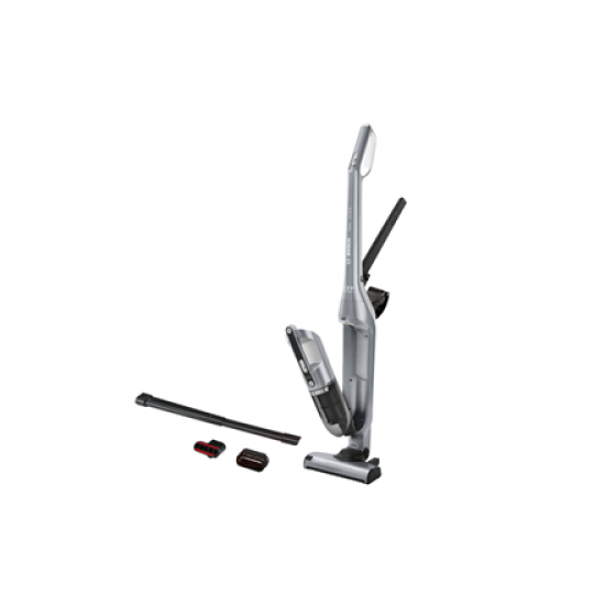 Bosch Vacuum Cleaner | BCH3P210 Series 4 | Cordless operating | Handstick | 21.6 V | Operating time (max) 50 min | Silver | Warranty 24 month(s)