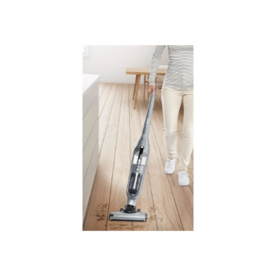 Bosch Vacuum Cleaner | BCH3P210 Series 4 | Cordless operating | Handstick | 21.6 V | Operating time (max) 50 min | Silver | Warranty 24 month(s)