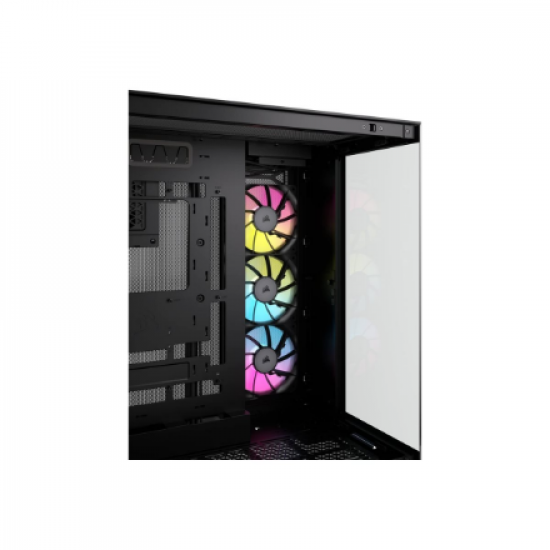 Corsair Dual Chamber PC Case | iCUE LINK 6500X RGB | Black | Mid Tower | Power supply included No | ATX