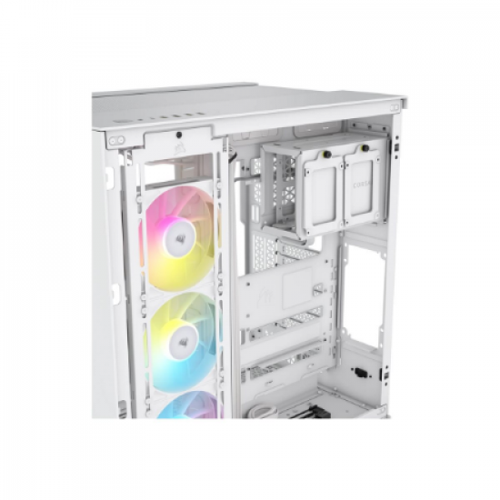 Corsair Dual Chamber PC Case | iCUE LINK 6500X RGB | White | Mid Tower | Power supply included No | ATX
