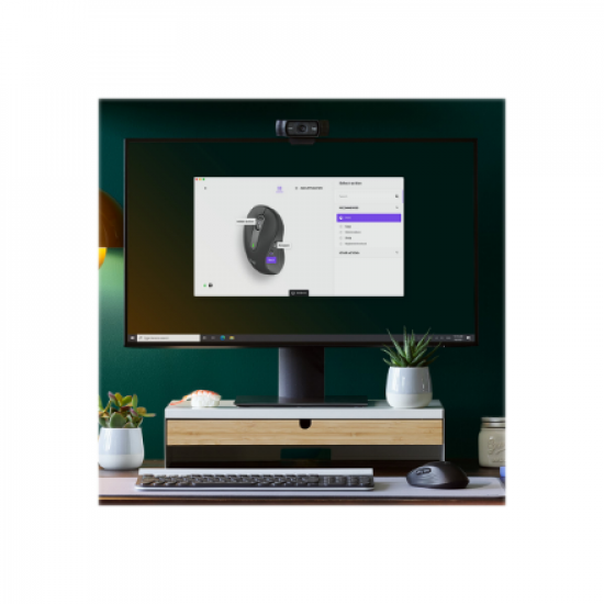 Logitech Signature M650 L Left Wireless Mouse, RF Wireless + Bluetooth, 2000 DPI, Graphite | Logitech