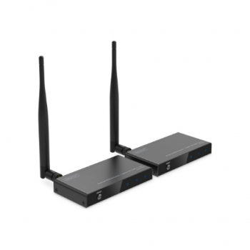 Digitus Wireless HDMI Extender/Splitter Set (100m, 1x4) | DS-55346 | Black