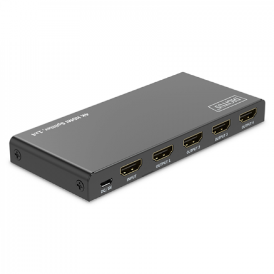 Digitus 4K HDMI Splitter, 1x4 | DS-55337 | Black