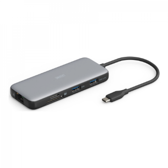 Digitus USB-C docking station, 7-port | DA-70914 | Ethernet LAN (RJ-45) ports 1 | HDMI ports quantity 1