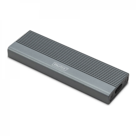 Digitus USB M.2 hard disk enclosure, SSD, external, NVMe + SATA, 10Gbps (NVMe) 6 Gbps (SATA), USB3.1 Gen2 | DA-71156